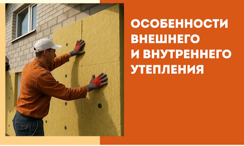 Какие особенности внешнего и внутреннего утепления в Баксане