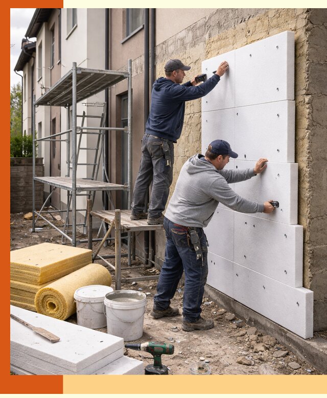 Утепление таунхауса с гарантией комфорта в Баксане