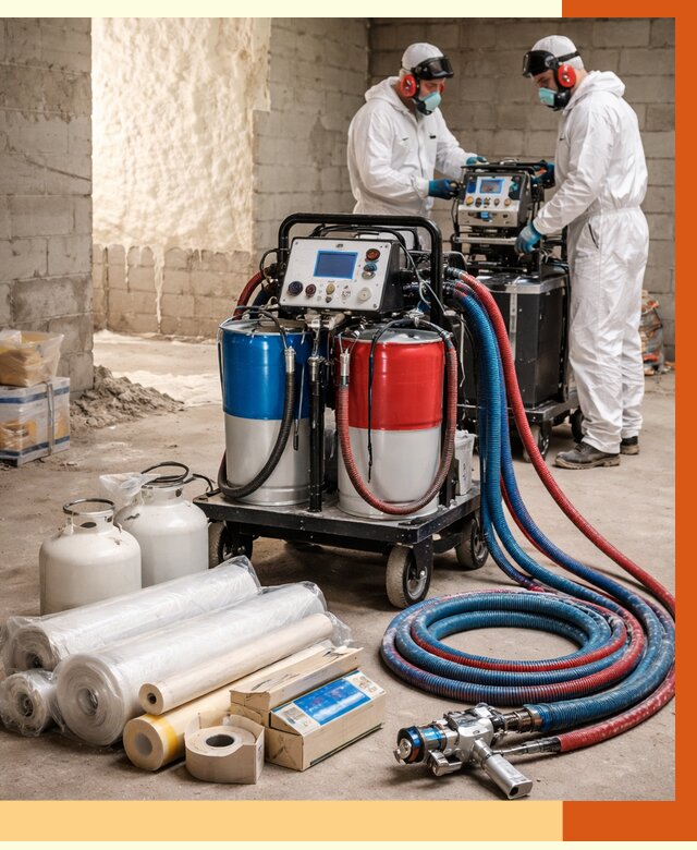 Аренда установки для напыления ППУ в Баксане от 35357 руб. | ТепломастерБкс